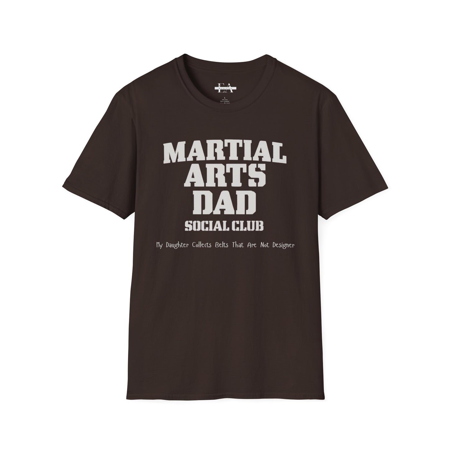 Martial Arts Dad T-Shirt, Unisex Softstyle Tee for Dads, Father's Day Gift, Martial Arts Fan Shirt, Casual Everyday Wear
