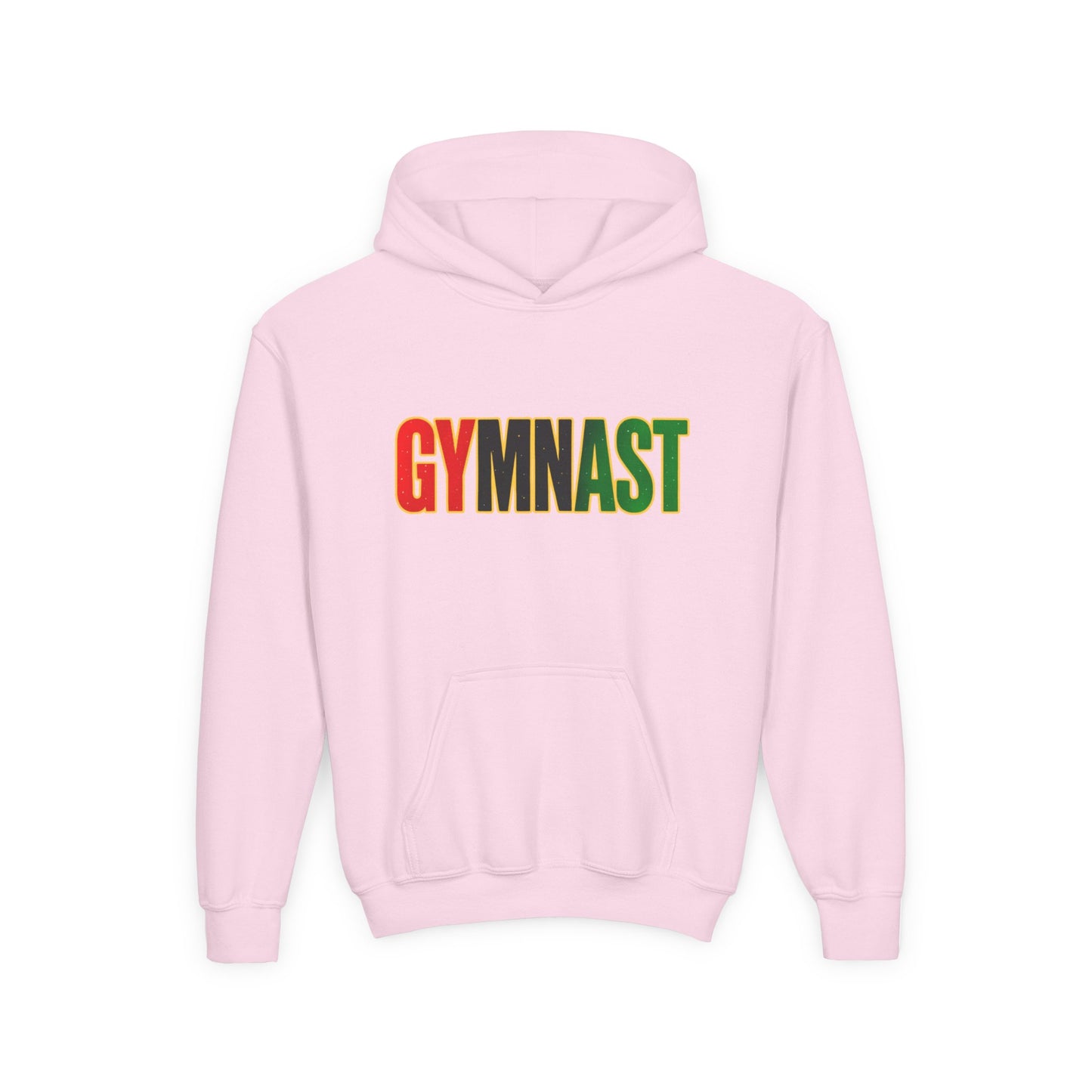 Gymnast Hoodie — Youth Pan African Gradient Gymnastics Sweatshirt