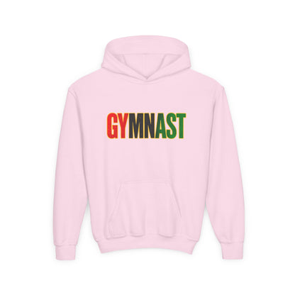 Gymnast Hoodie — Youth Pan African Gradient Gymnastics Sweatshirt