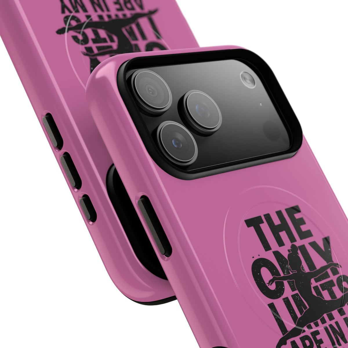 Tough Magnetic Phone Case (iPhone 18 Pro Max- iPhone 15) — “The Only Limits Are In My Mind” Motivational Design