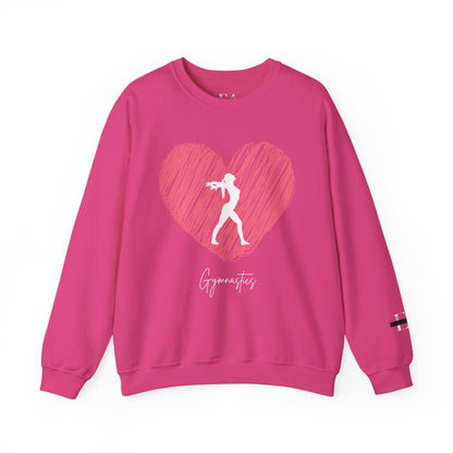 Love Gymnastics Unisex Heavy Blend™ Crewneck Sweatshirt