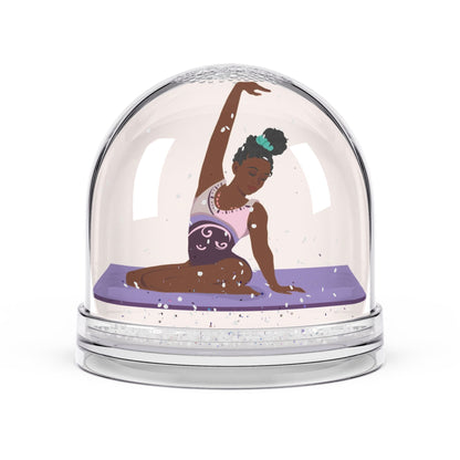 Gymnast in a globe