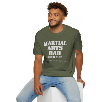 Martial Arts Dad T-Shirt, Unisex Softstyle Tee for Dads, Father's Day Gift, Martial Arts Fan Shirt, Casual Everyday Wear