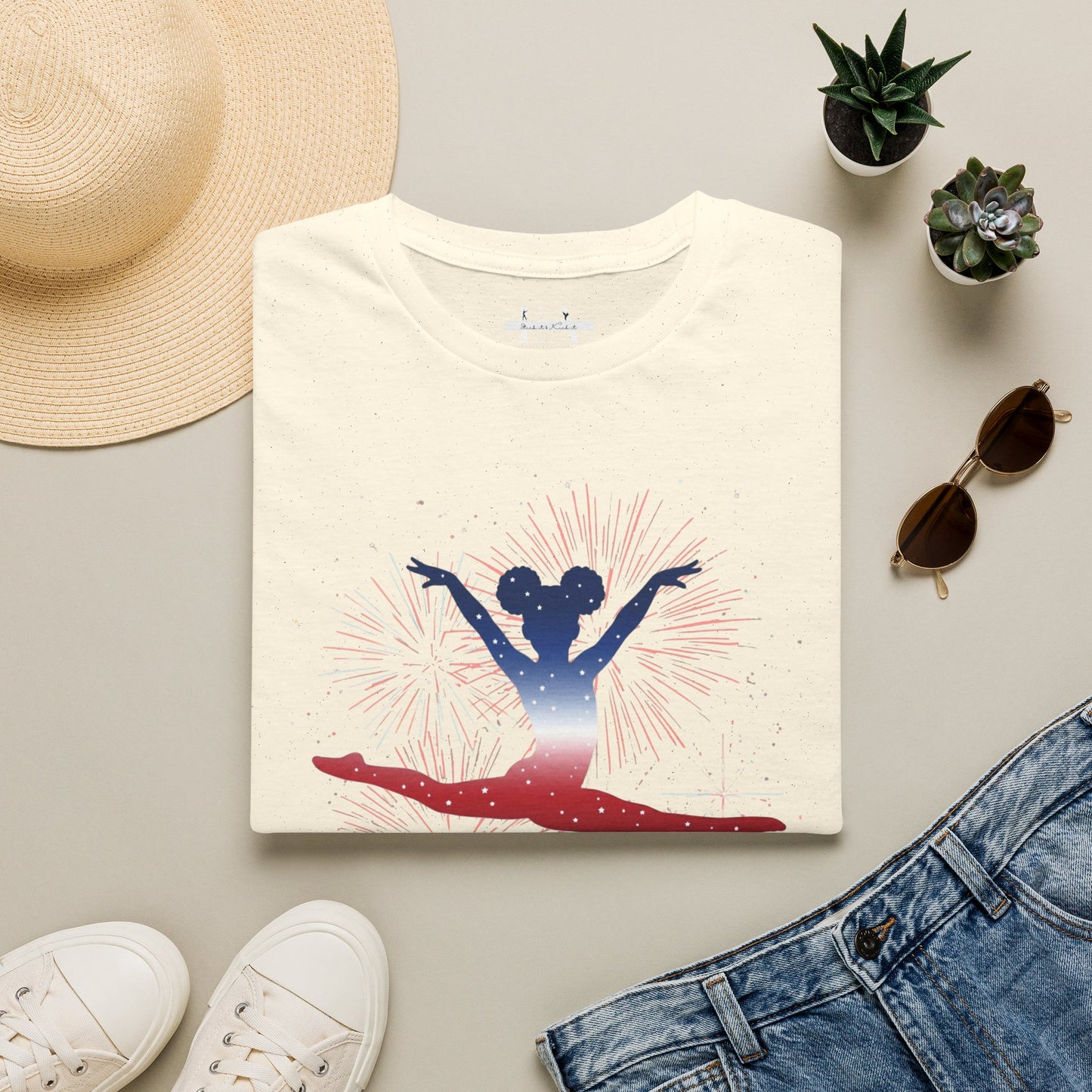 Softstyle T-Shirt — American Gymnast Celebrating 250 (Patriotic)