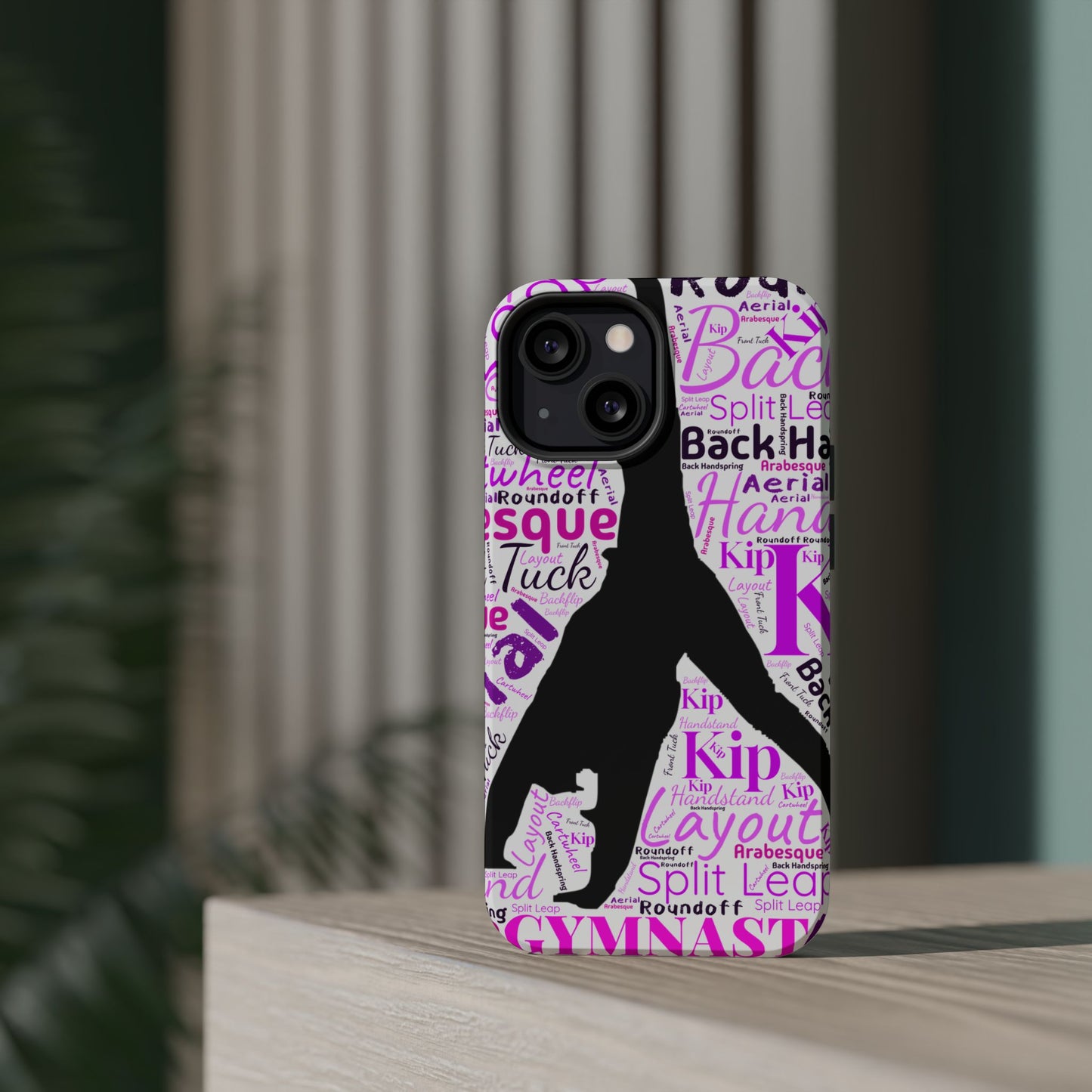 Impact-Resistant MagSafe Phone Case for Gymnasts (iPhone 13-17)  | Gymnast Design, Durable Protection