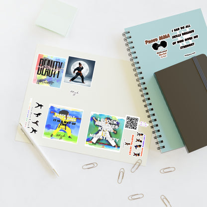 E & A Karate Sticker Sheets