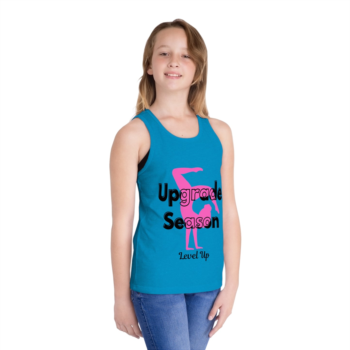 Gymnastics Upgrade Season Youth Jersey Tank Top