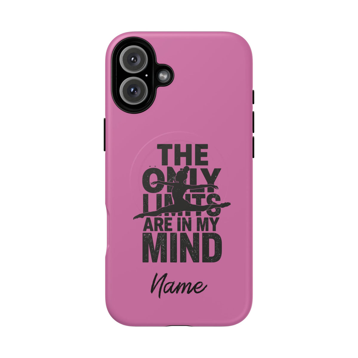 Tough Magnetic Phone Case (iPhone 18 Pro Max- iPhone 15) — “The Only Limits Are In My Mind” Motivational Design