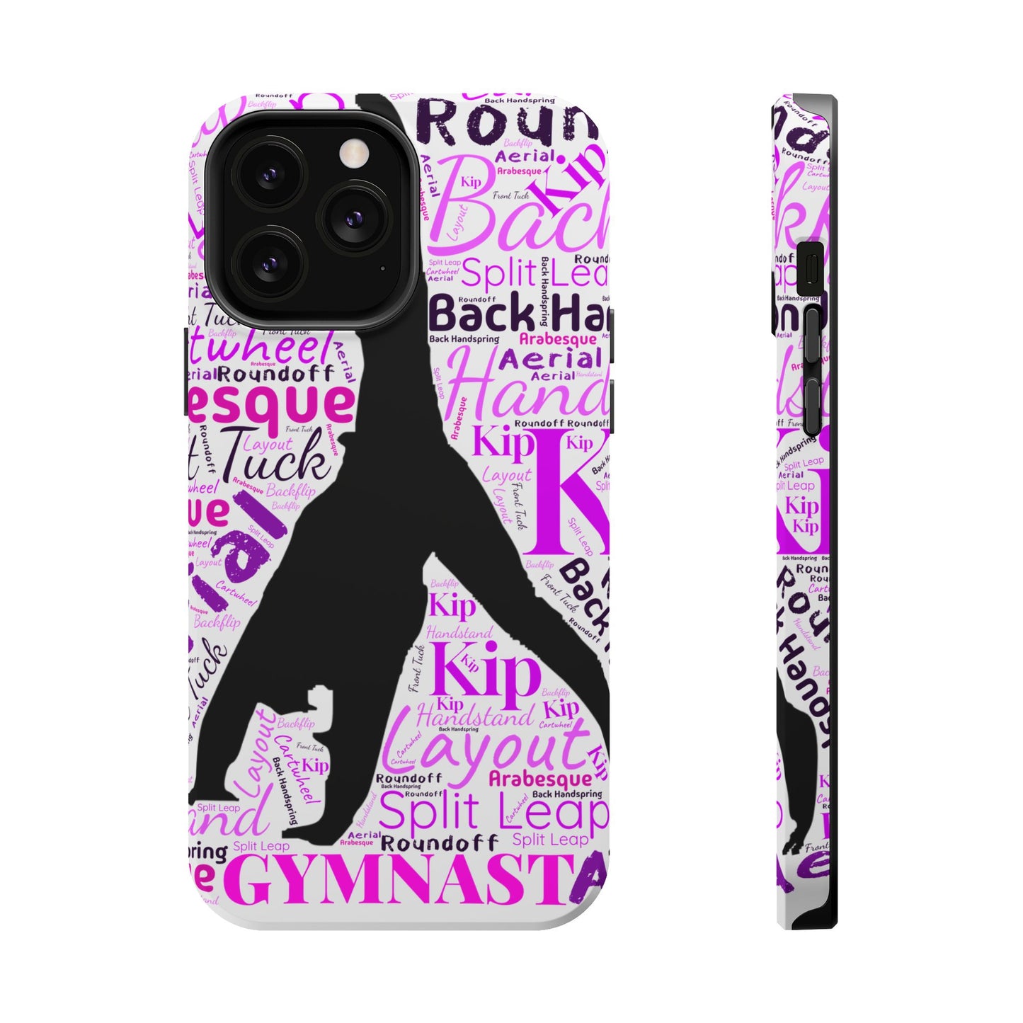 Impact-Resistant MagSafe Phone Case for Gymnasts (iPhone 13-17)  | Gymnast Design, Durable Protection