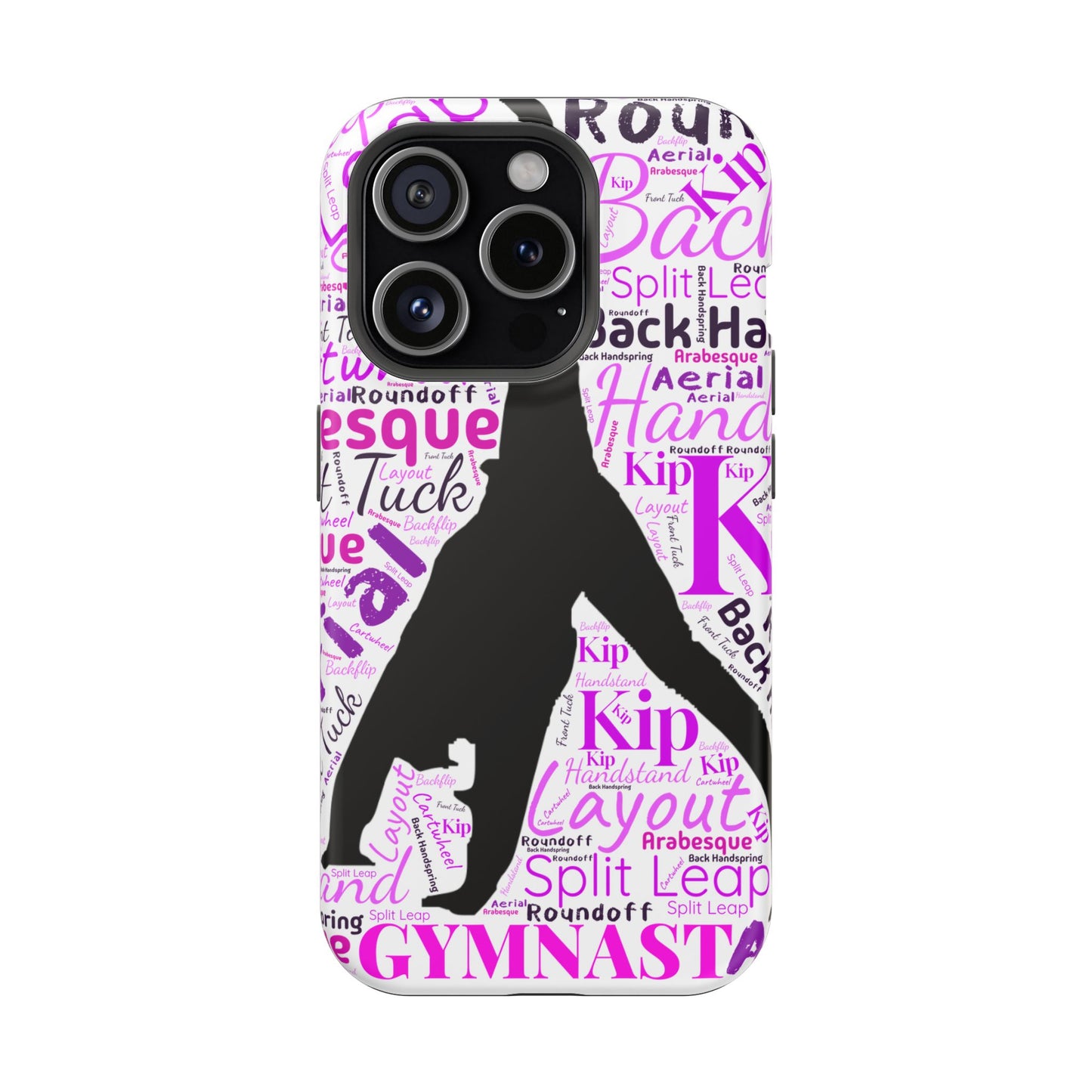 Impact-Resistant MagSafe Phone Case for Gymnasts (iPhone 13-17)  | Gymnast Design, Durable Protection