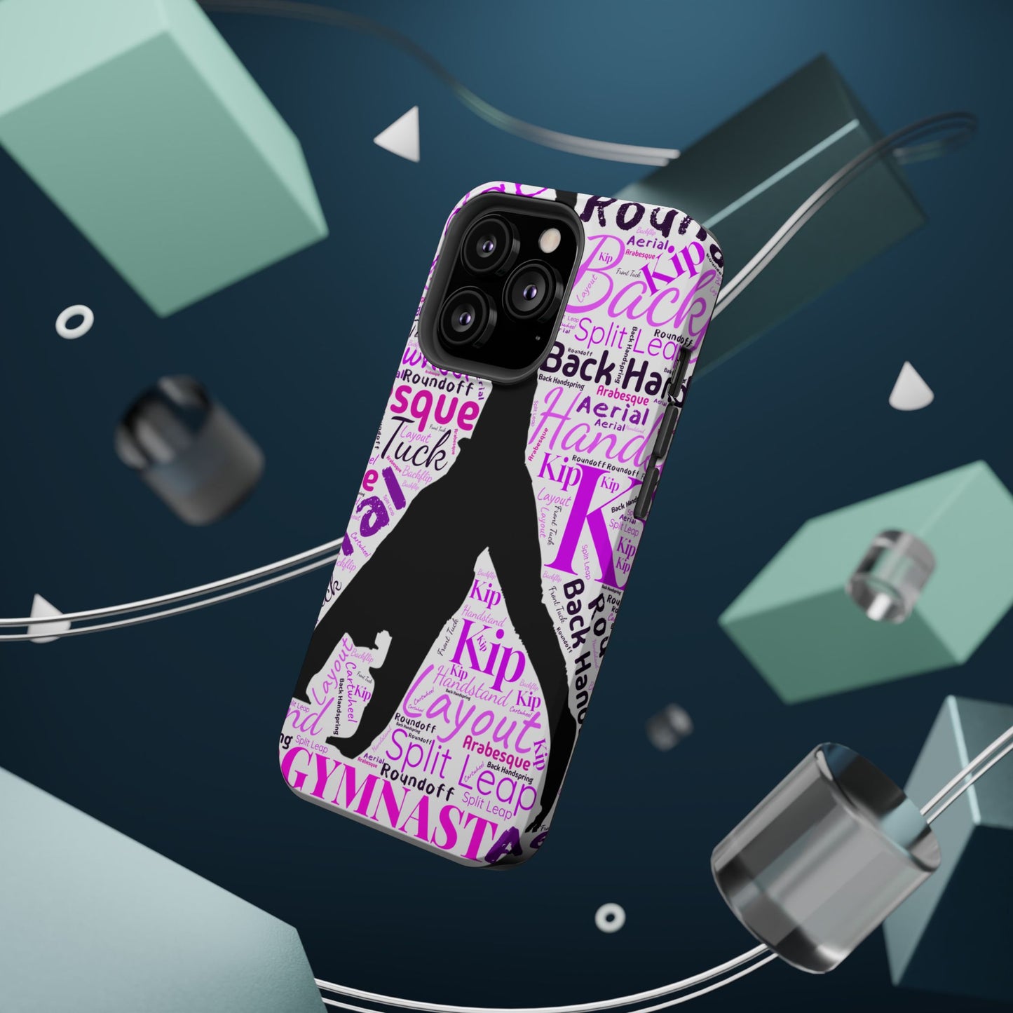 Impact-Resistant MagSafe Phone Case for Gymnasts (iPhone 13-17)  | Gymnast Design, Durable Protection