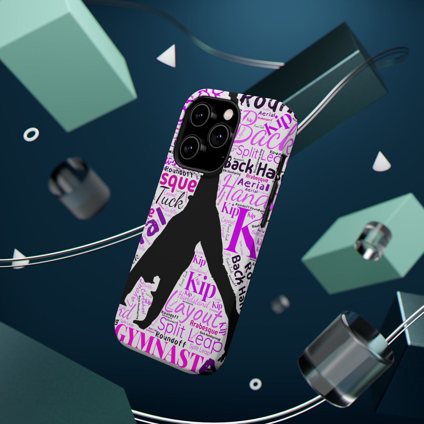 Impact-Resistant MagSafe Phone Case for Gymnasts (iPhone 13-17)  | Gymnast Design, Durable Protection