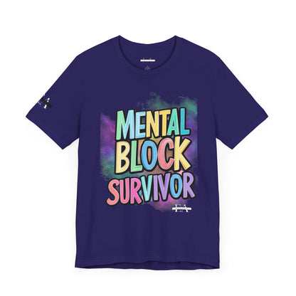 Mental Block Survivor Adult/Teen T-Shirt