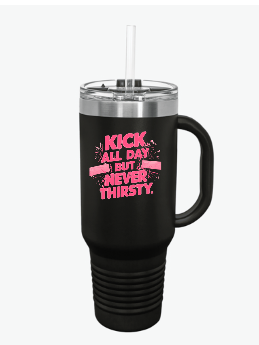 Kick All Day Insulated Travel Mug, 40oz