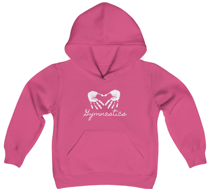 Youth My Heart Gymnastics Heavy Blend Hooded Sweatshirt