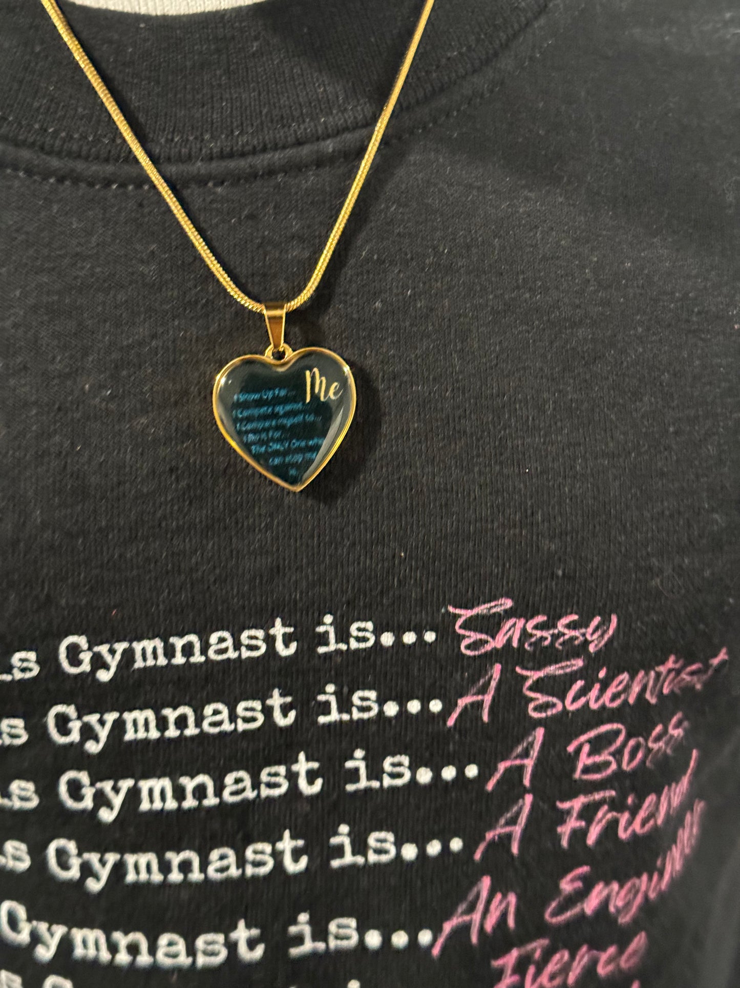 Do it for Yourself (Heart Necklace for Young Female Athlete's)