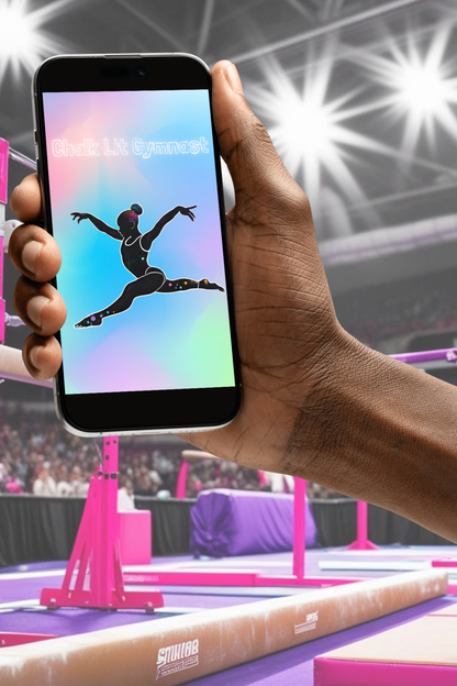 Superhero Gymnast Phone Wallpaper (Instant Download)