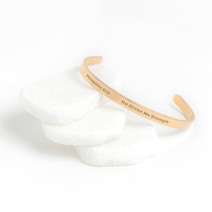 My Strength Cuff Bracelet