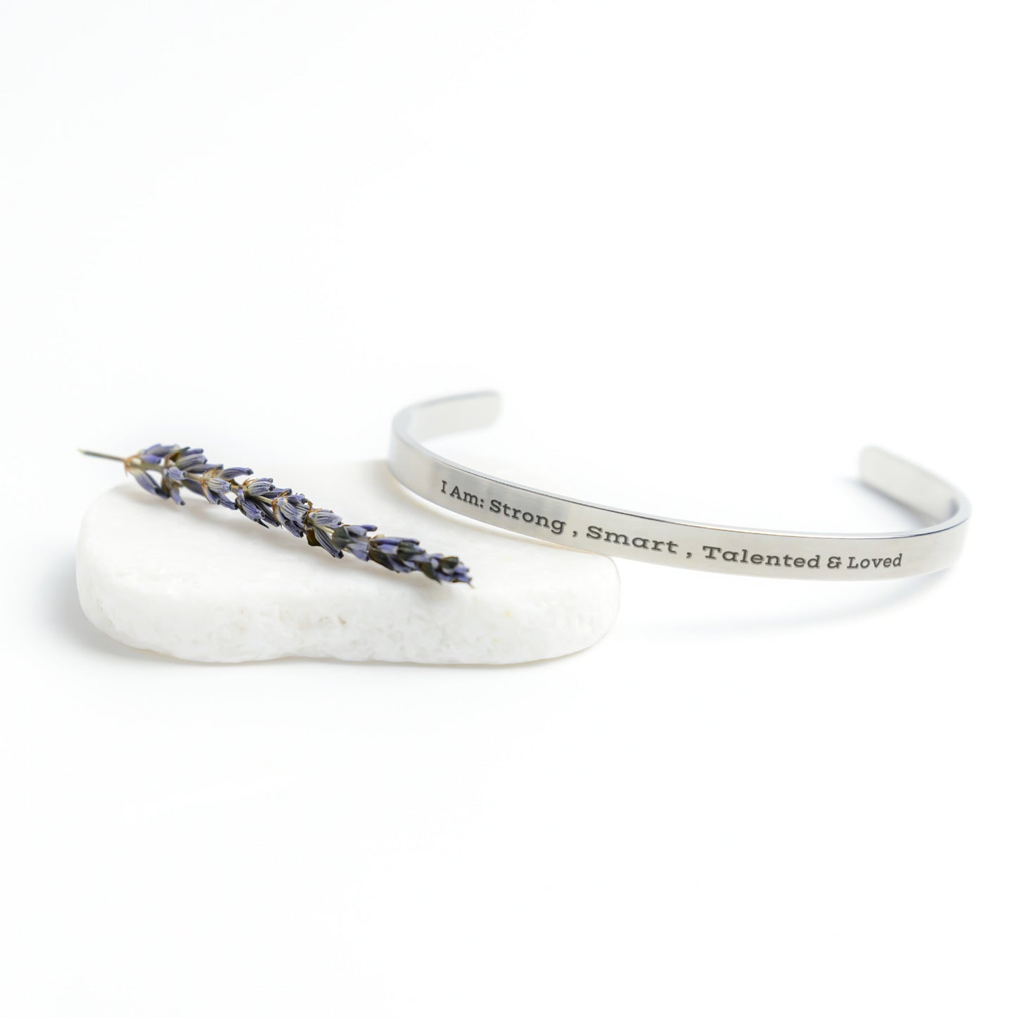 Talented, Smart, Loved Cuff Bracelet
