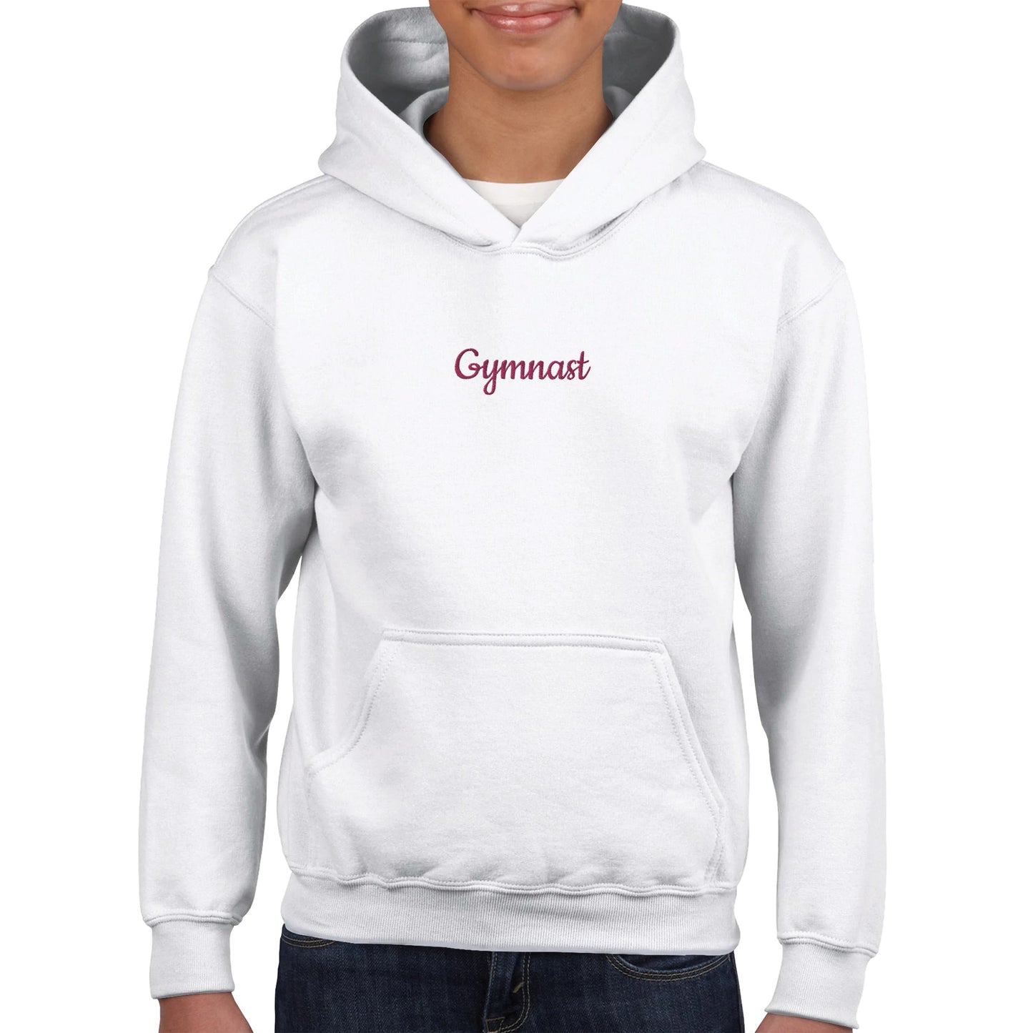 Gymnast Stitched Classic Kids Pullover Hoodie