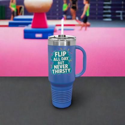 Flip All Day Gymnasts Insulated Travel Mug, 40oz